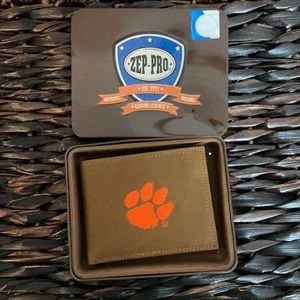 Clemson wallet brand new